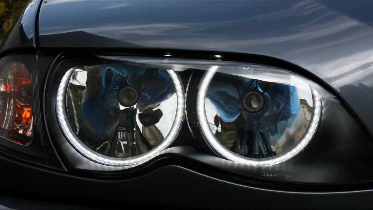 Купить фару бмв е53. BMW e46 Angel Eyes. BMW e46 глазки. Ангельские глазки на BMW e46. Ангельские глазки БМВ е46.