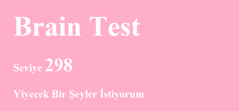 Brain Test 297. Seviye ”Bunu Hangisi Yapmış Olabilir” Sorusunun