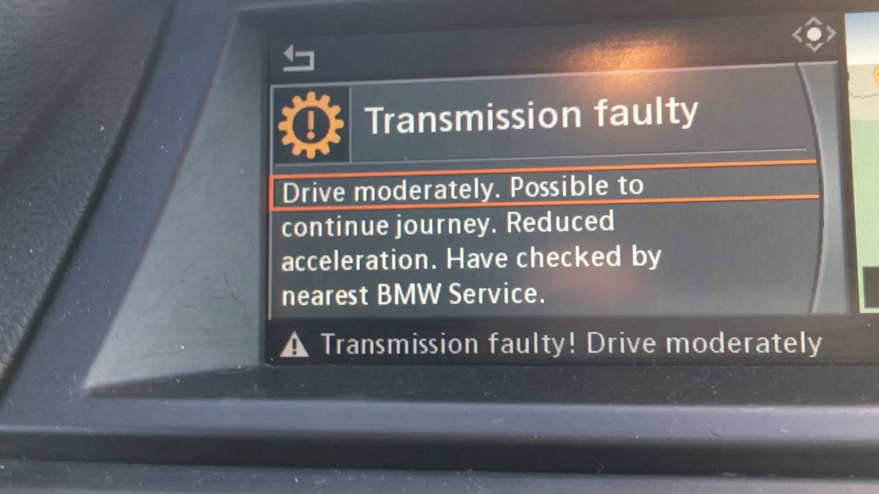 transmission faulty bmw e90