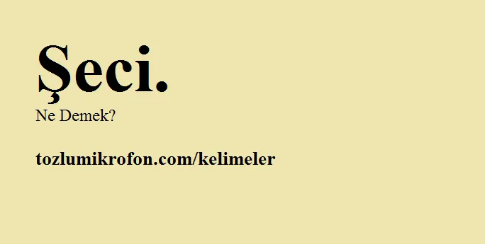 seci nedir ne demek cumle ici kullanimi ve kokeni tozlu mikrofon